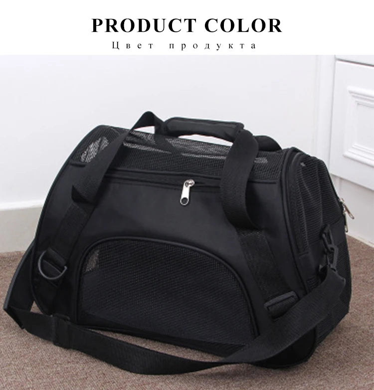 Cat Bags Portable Dog Carrier Bag Mesh Breathable Carrier Ba