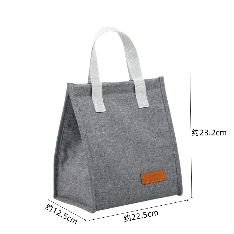 With Insulated Thermal Lunch Box for Women Girls Kids Children's Picnics Portable Reusable Cooler Bag