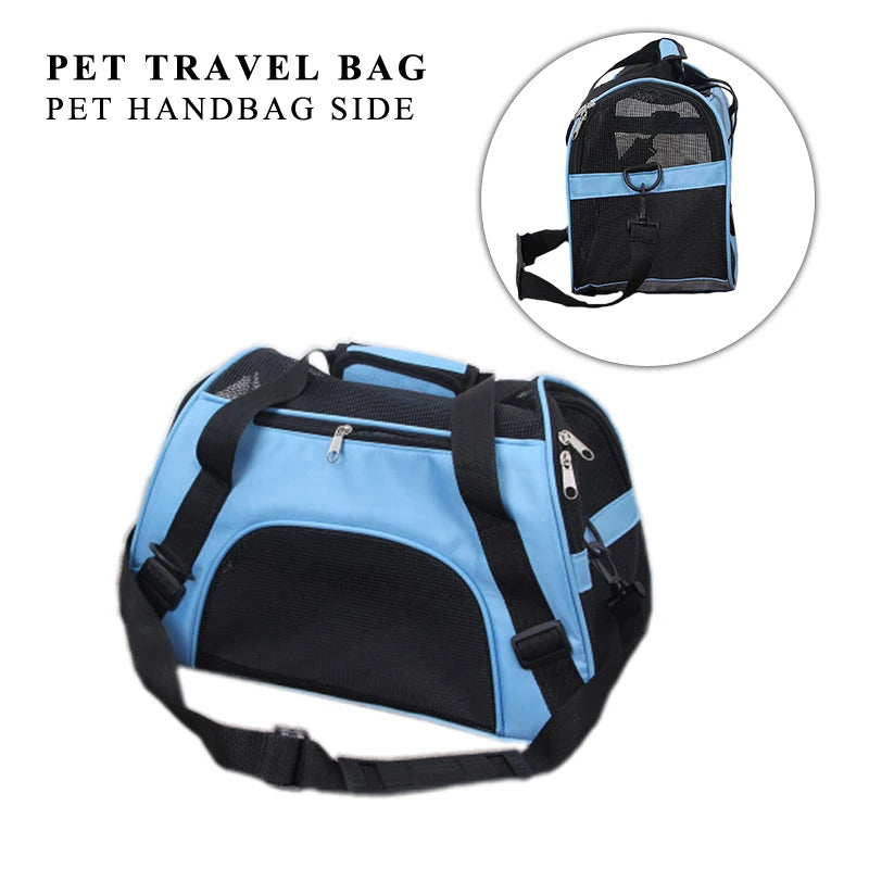 Cat Bags Portable Dog Carrier Bag Mesh Breathable Carrier Ba