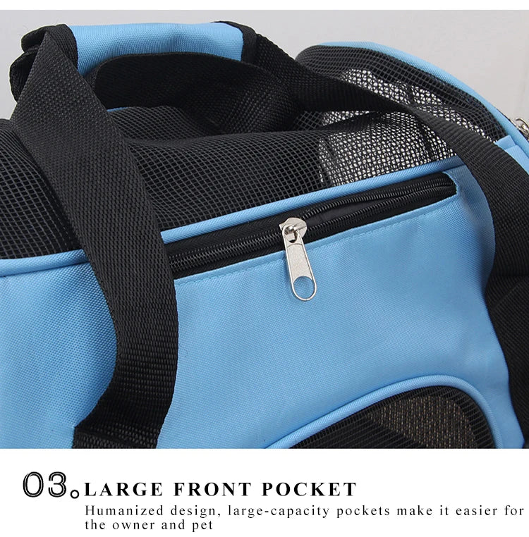 Cat Bags Portable Dog Carrier Bag Mesh Breathable Carrier Ba