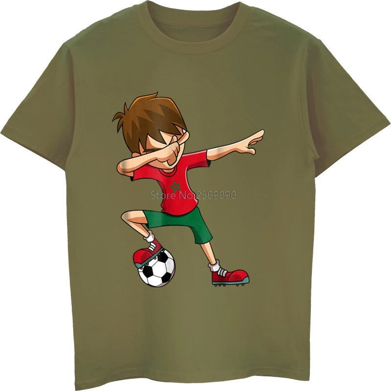 Cartoon Dabbing Morocco T-Shirt