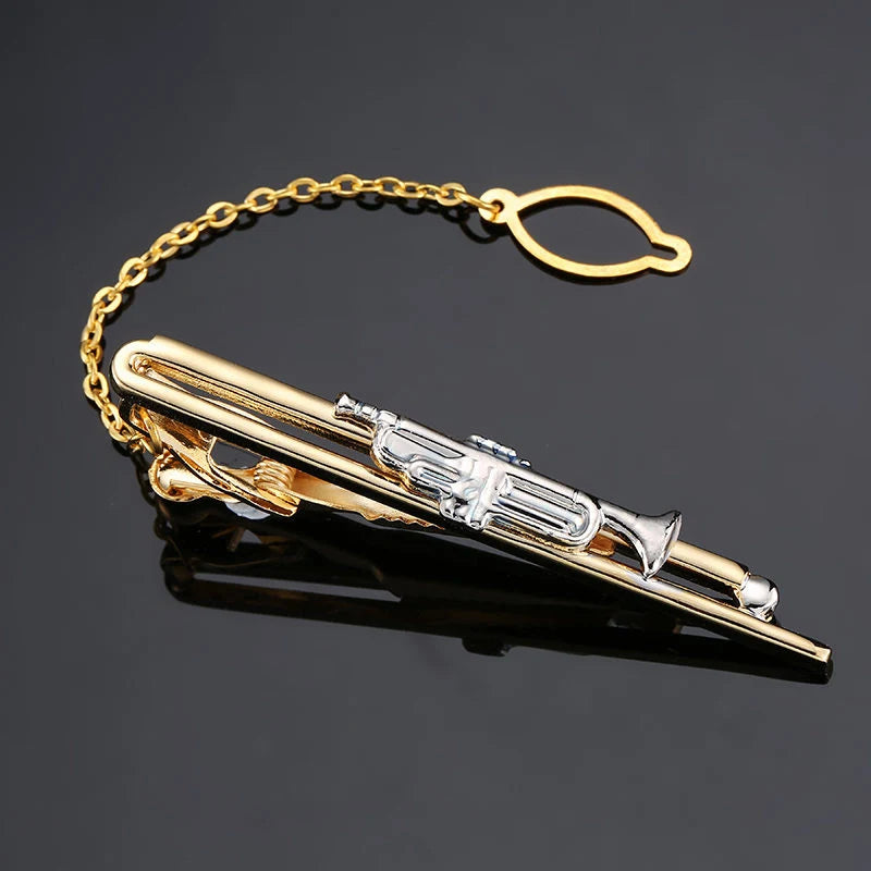 DY New and high quality laser engraving tie clip  fashion st