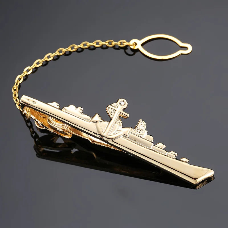 DY New and high quality laser engraving tie clip  fashion st