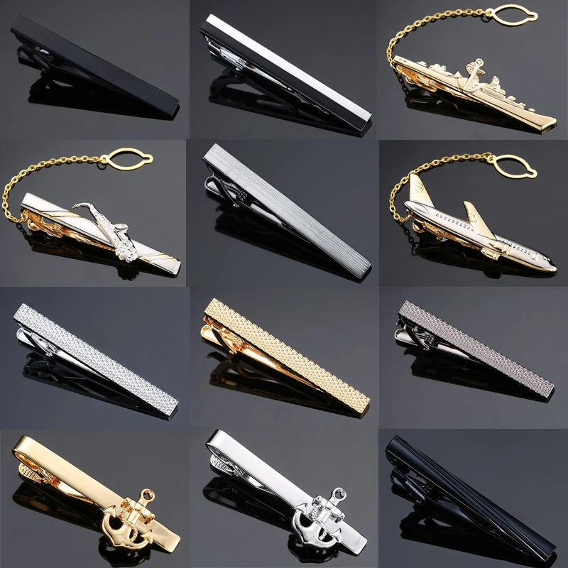 DY New and high quality laser engraving tie clip  fashion st