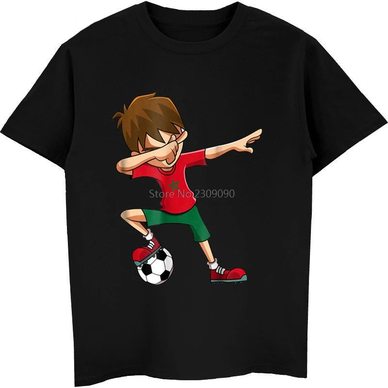 Cartoon Dabbing Morocco T-Shirt