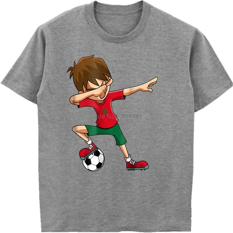 Cartoon Dabbing Morocco T-Shirt