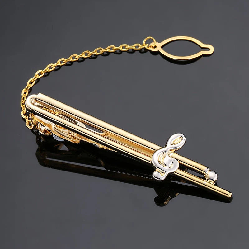 DY New and high quality laser engraving tie clip  fashion st