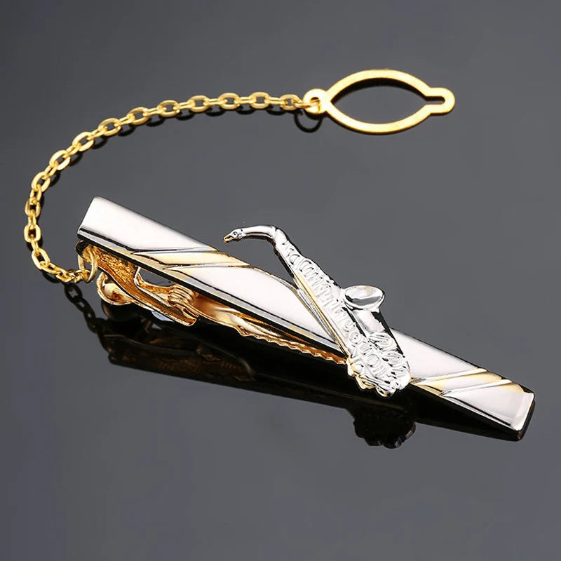 DY New and high quality laser engraving tie clip  fashion st