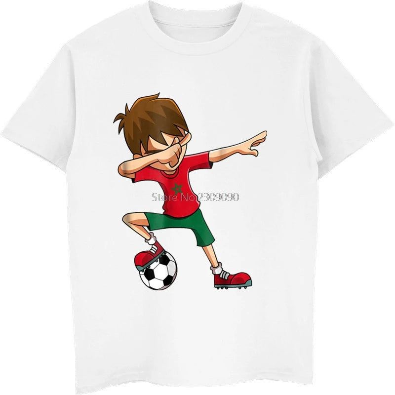 Cartoon Dabbing Morocco T-Shirt