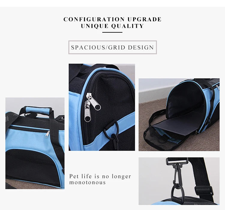 Cat Bags Portable Dog Carrier Bag Mesh Breathable Carrier Ba