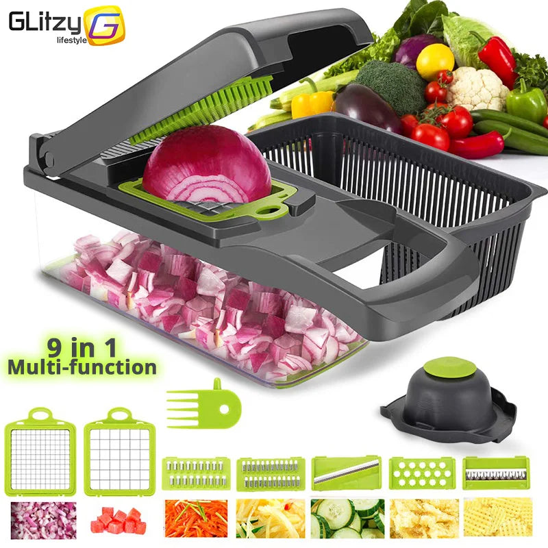 Vegetable Chopper Multifunctional Grater Cutter Kitchen Acce