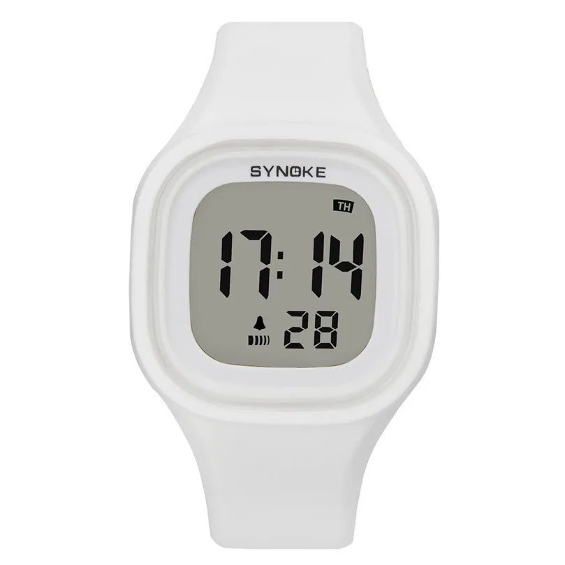 SYNOKE Men Digital Wrist Watches Sports LED Alarm Clock 50M