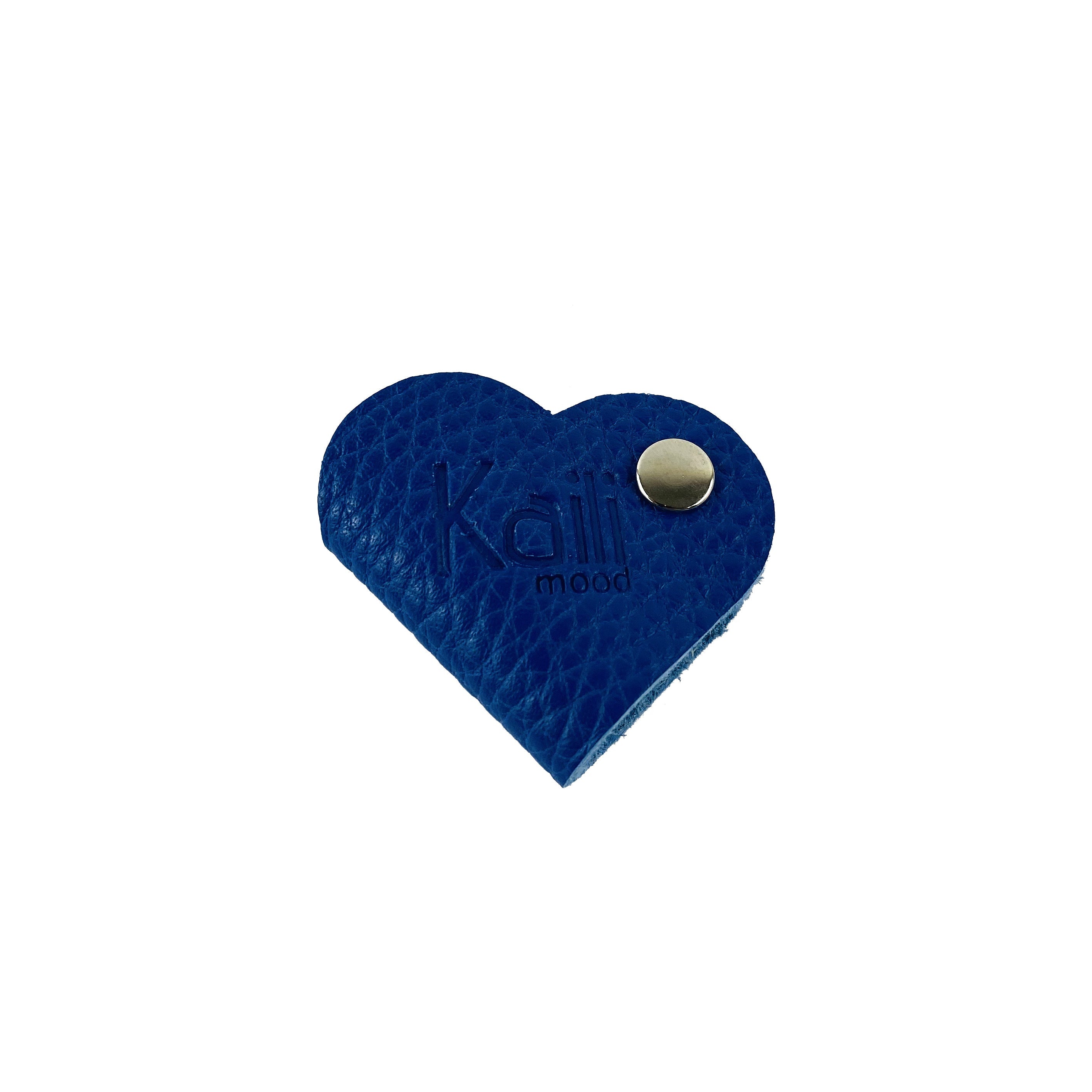 K0039DB  Avvolgicavo Cuore Made in Italy in Vera Pelle pieno