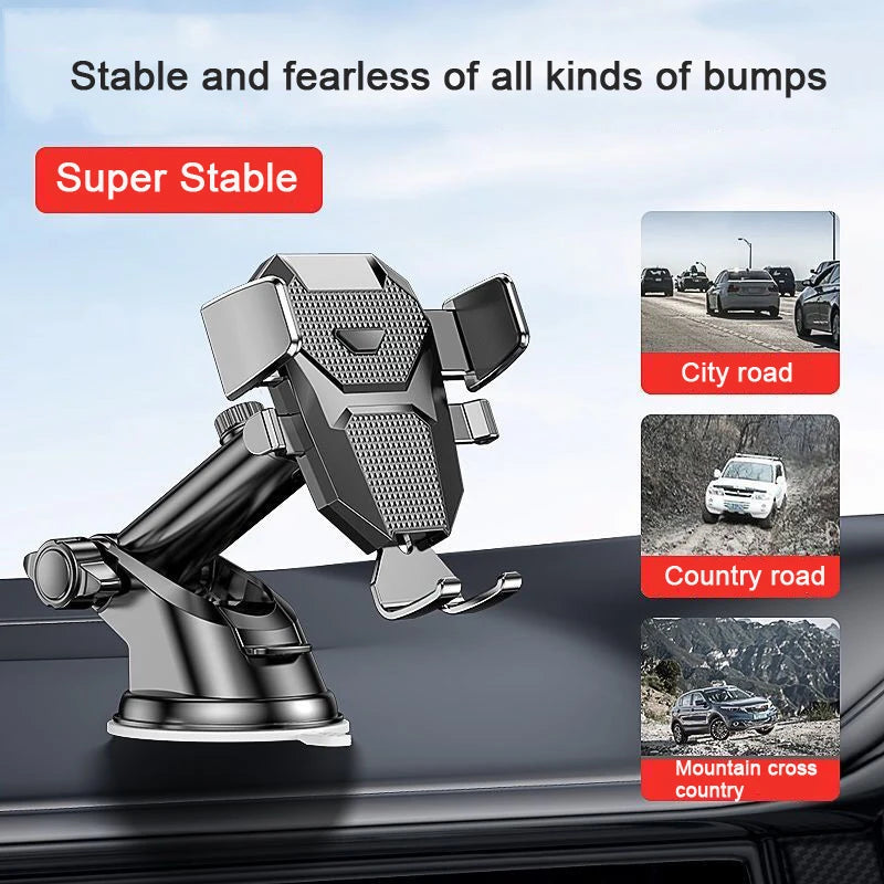 Car Sucker Phone Holder Mount Stand Portable Phone Stand Ext