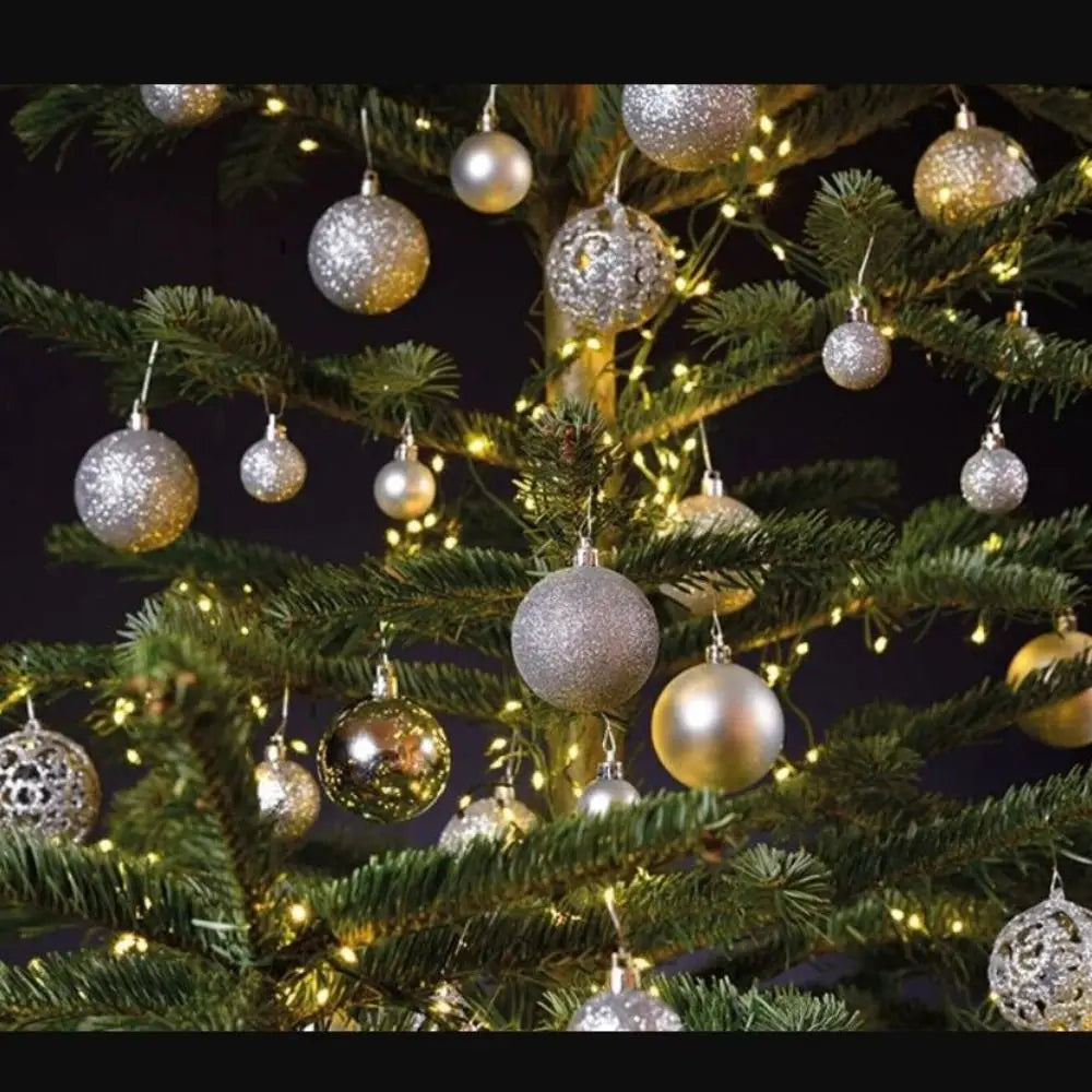 100pcs Christmas Tree Baubles Set