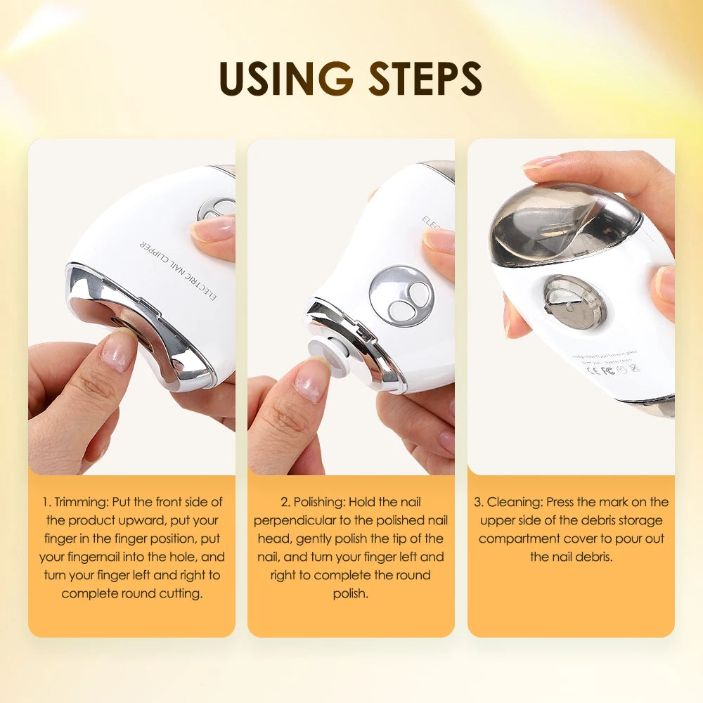 Electric Nail Clipper Multifunctional Nail Trimming & Nail P