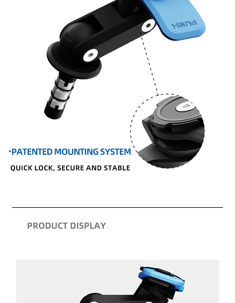 Motorcycle Fork Stem Mounts Motor cycle Bike Mount Mobile Ph