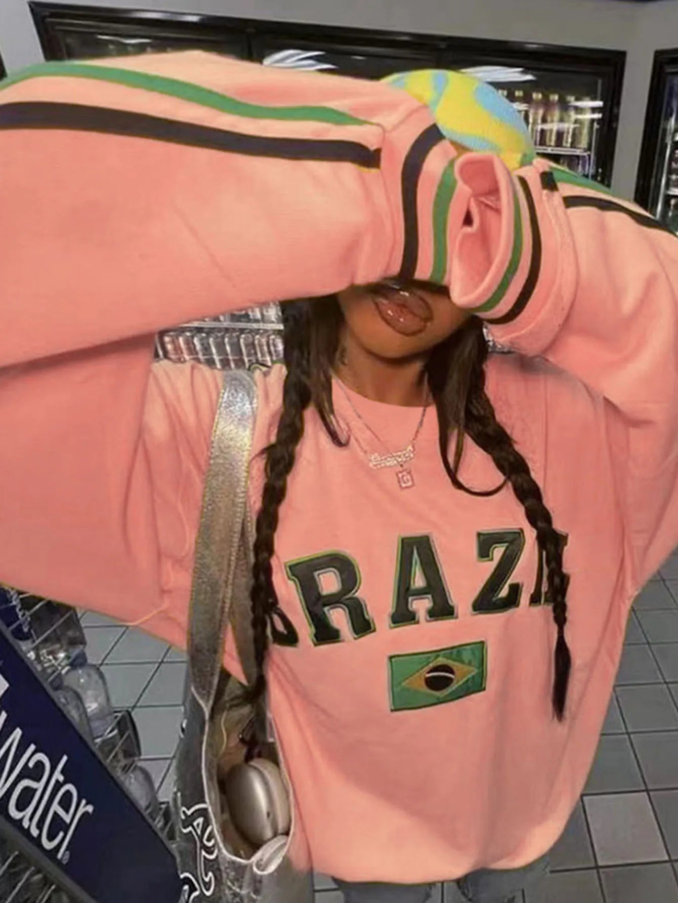 Y2K Harajuku Letter Print Hoodie