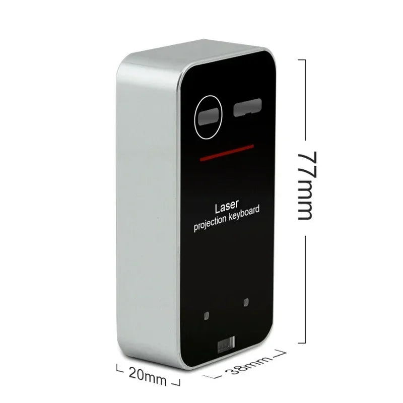 Portable Bluetooth Virtual Laser Keyboard Wireless Projector Keyboard with Mouse Function for Iphone Tablet Computer Phone