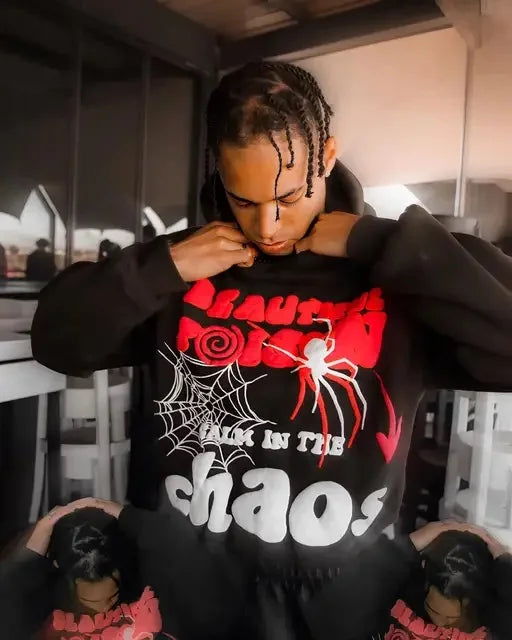 Y2K Harajuku Letter Hoodie & Sweatpants