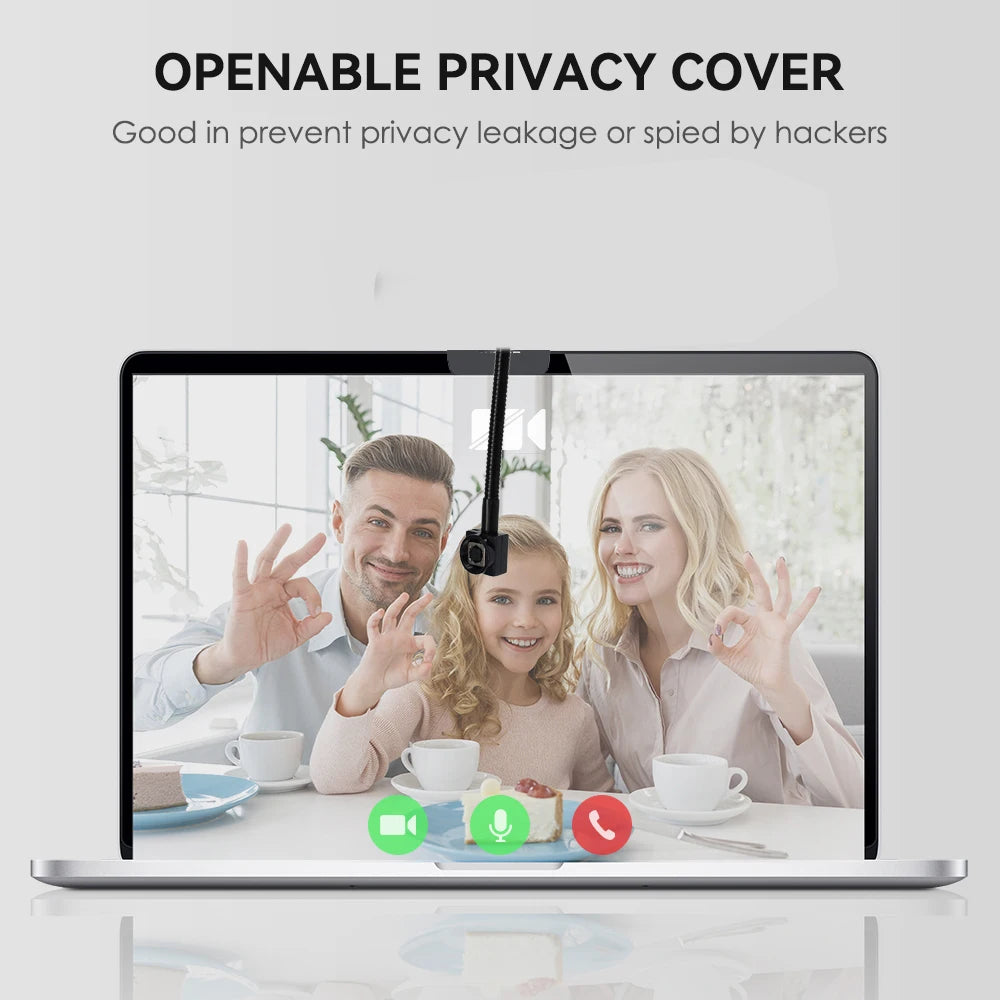 Webcam Middle Screen 4K Adjustable 2MP 5MP 8MP Auto Focus Zo