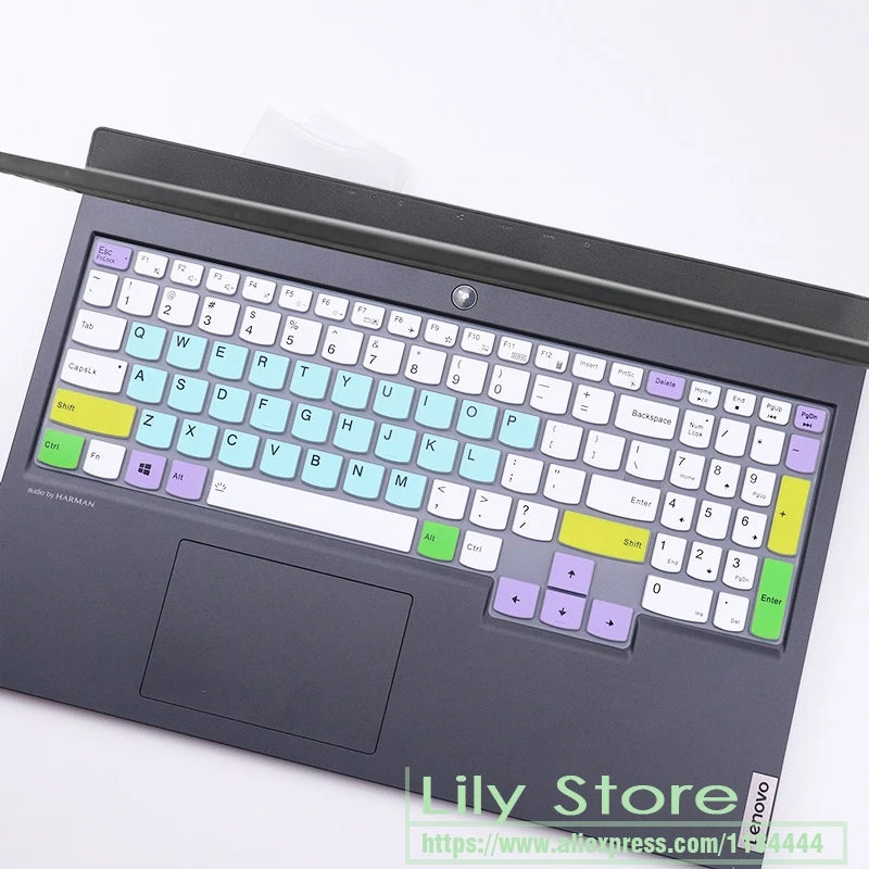 For LENOVO LEGION 5 5i 2021 15.6  inch (15'') LEGION 5 PRO 16 inch (16")  laptop  Silicone laptop keyboard cover skin