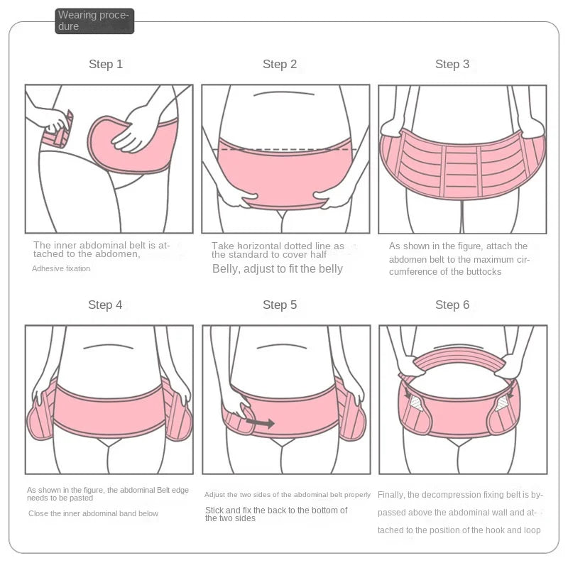 Pregnant Women Support Belly Band Back Clothes Belt Adjustab