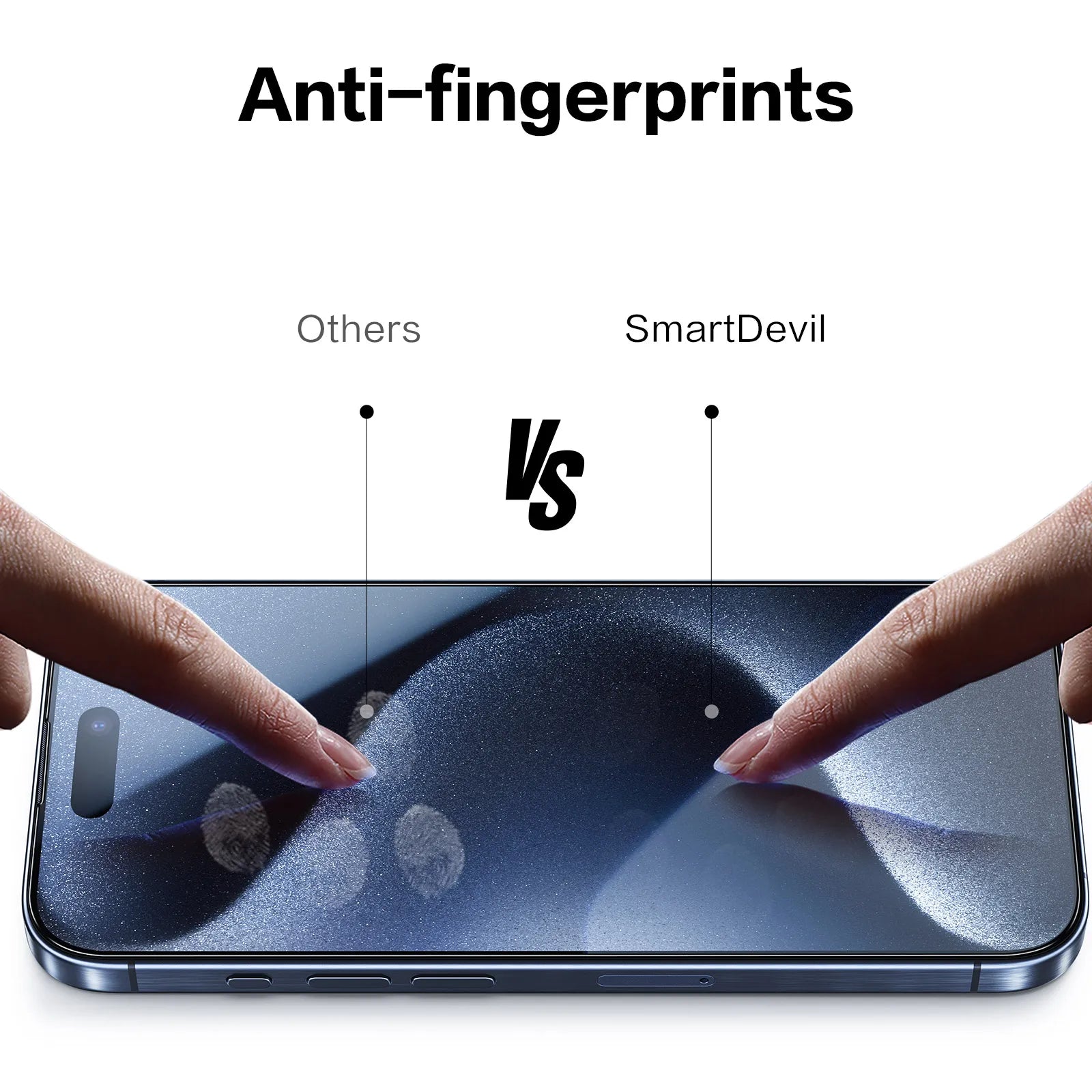 SmartDevil Screen Protector for iPhone 15 Pro Max 15 Pro HD