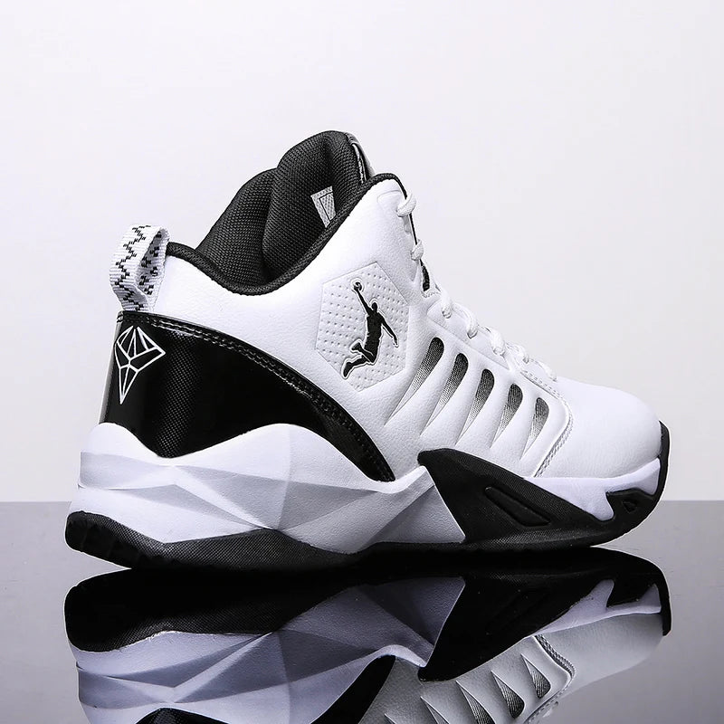 Leather Men’s Basketball Sneakers