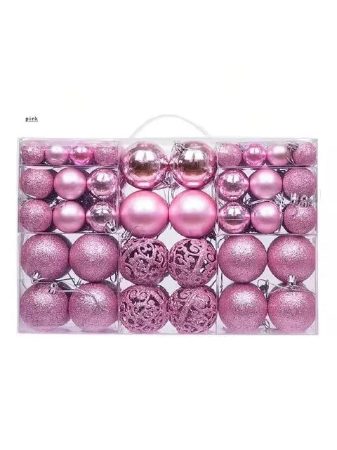 100pcs Christmas Tree Baubles Set