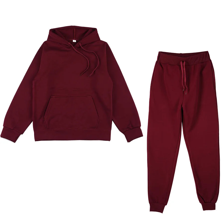 Women's Hooded Tracksuit Set