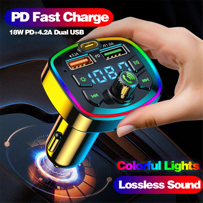 Bluetooth Car Charger & FM Transmitter