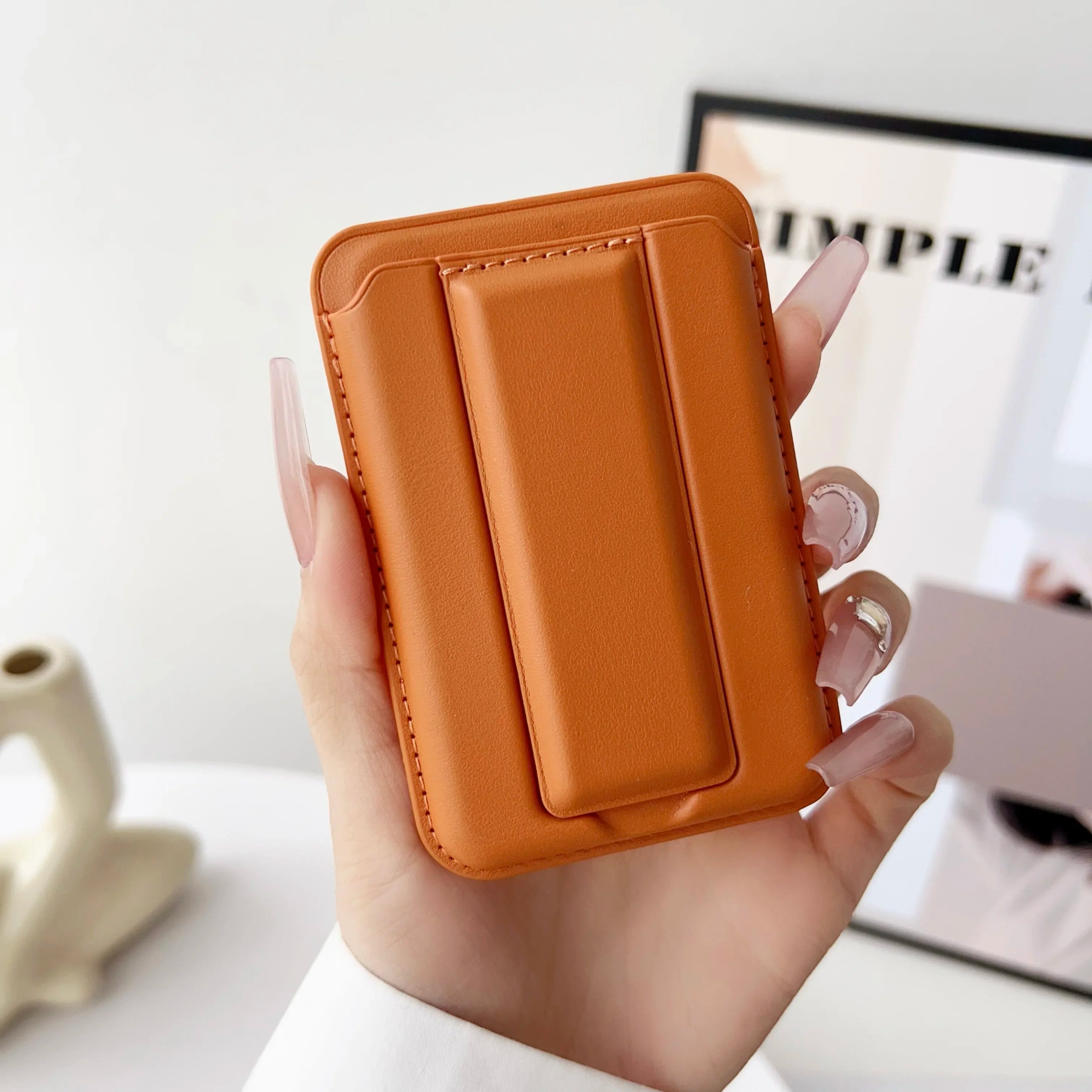 MagSafe Leather Wallet Case