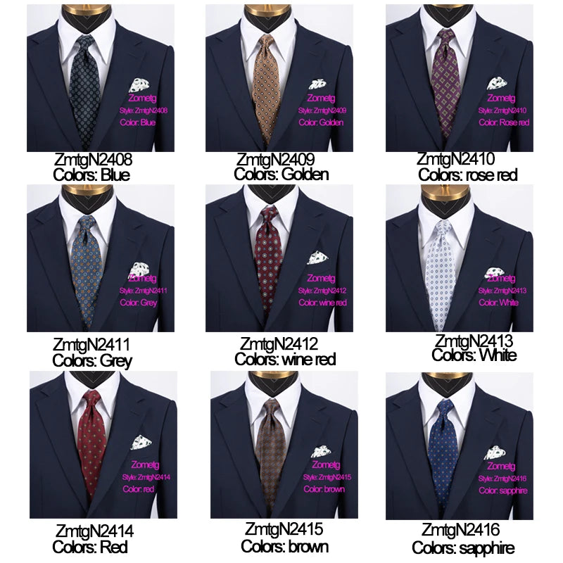 Ties for men High quality Neckties 9cm Necktie Fashion Neckt