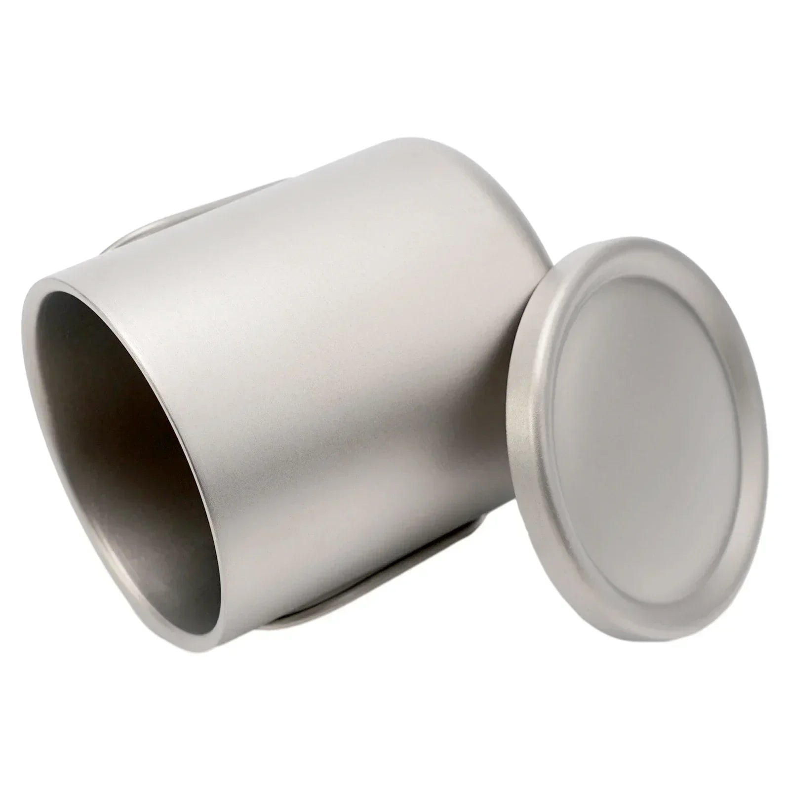 1pc Titan-ium Cup With Drawstring Sack Double Wall Insulates