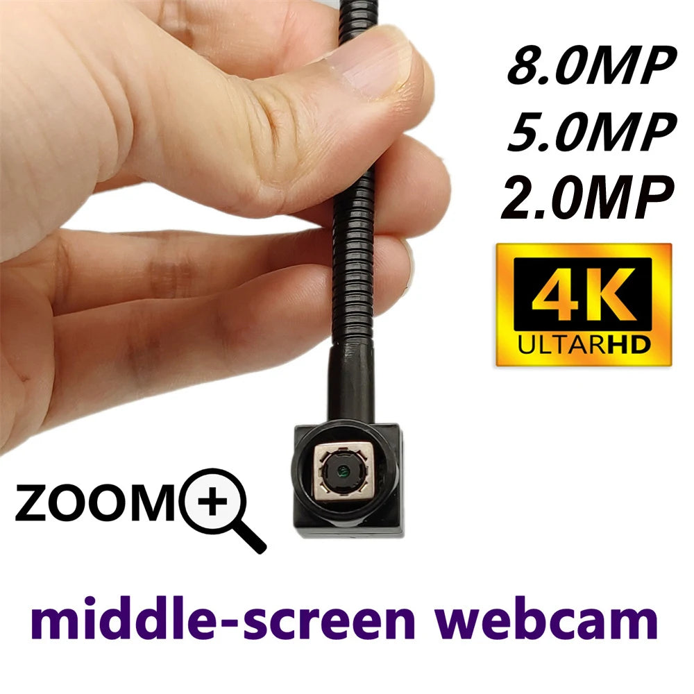 Webcam Middle Screen 4K Adjustable 2MP 5MP 8MP Auto Focus Zo