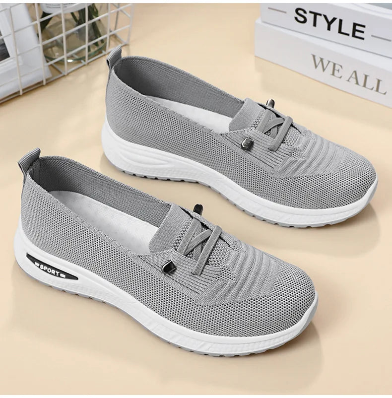 Women's Breathable Knitted Mesh Slip