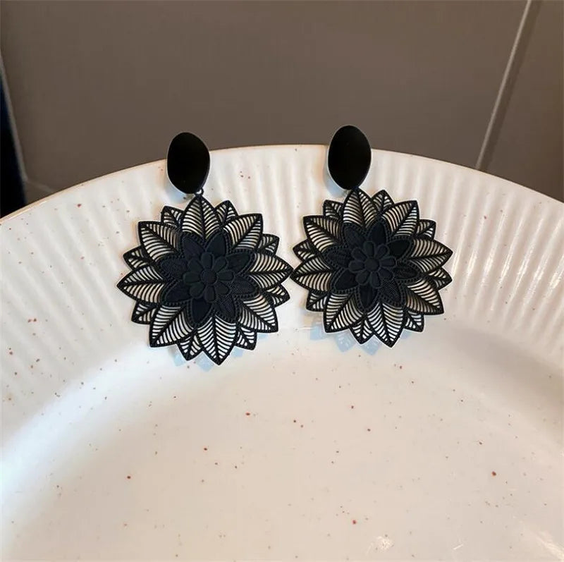 Vintage Black Forest Earrings