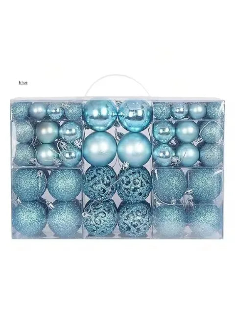 100pcs Christmas Tree Baubles Set