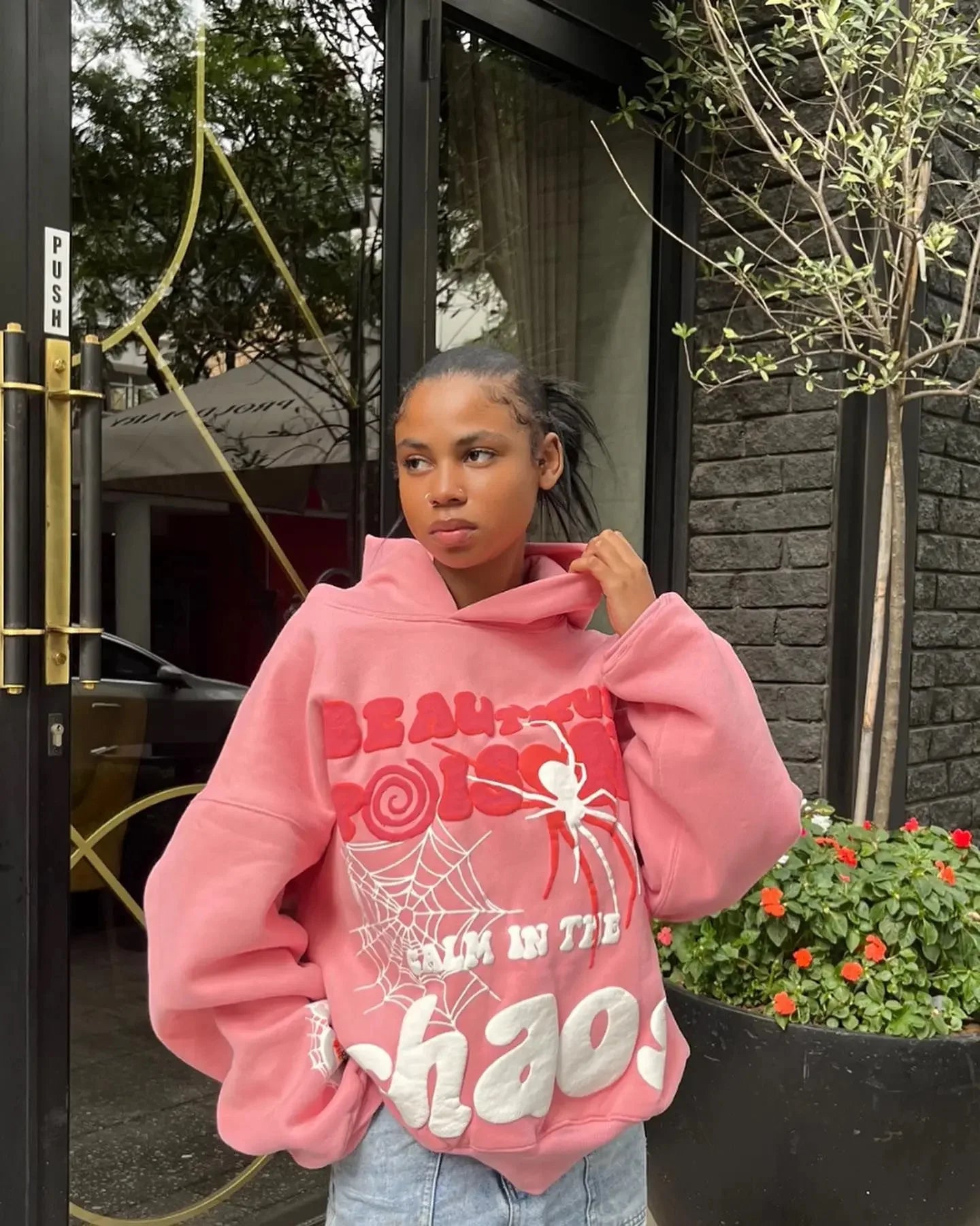 Y2K Harajuku Letter Hoodie & Sweatpants
