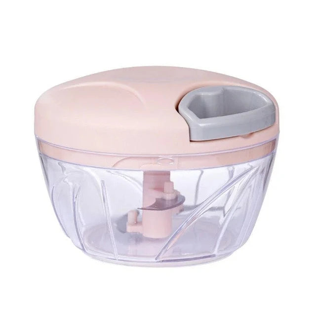 500/900ML Hand Chopper Manual Rope Food Processor Silcer Shr