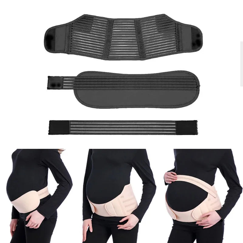 Pregnant Women Support Belly Band Back Clothes Belt Adjustab