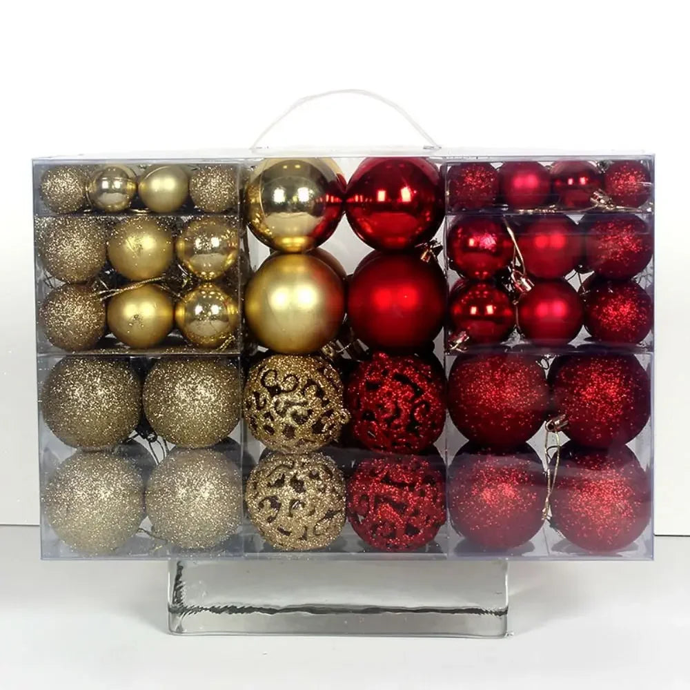 100pcs Christmas Tree Baubles Set