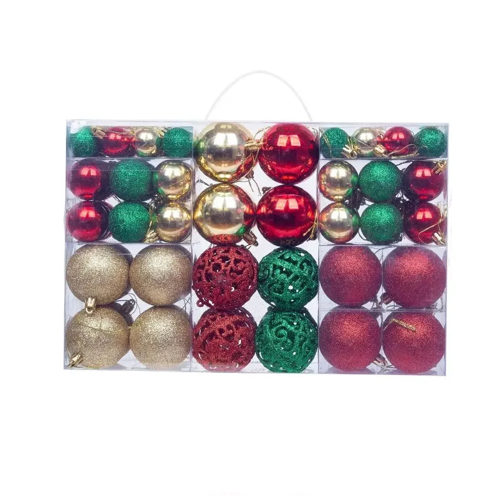 100pcs Christmas Tree Baubles Set