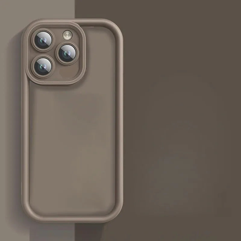 Phone Case For OPPO Realme C63 RMX3939 / C61 High Quality Matte TPU Full Protective Back Border Protection Cover