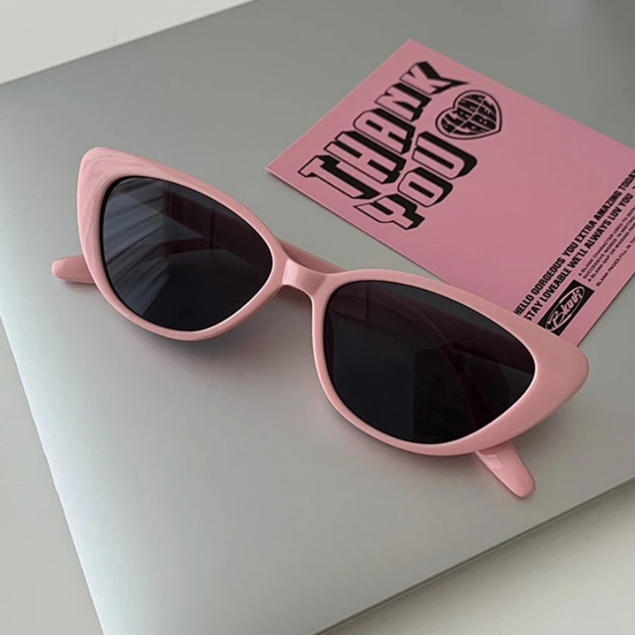 New Pink Women Cat Eye Sunglasses Retro Premium Sun Glasses