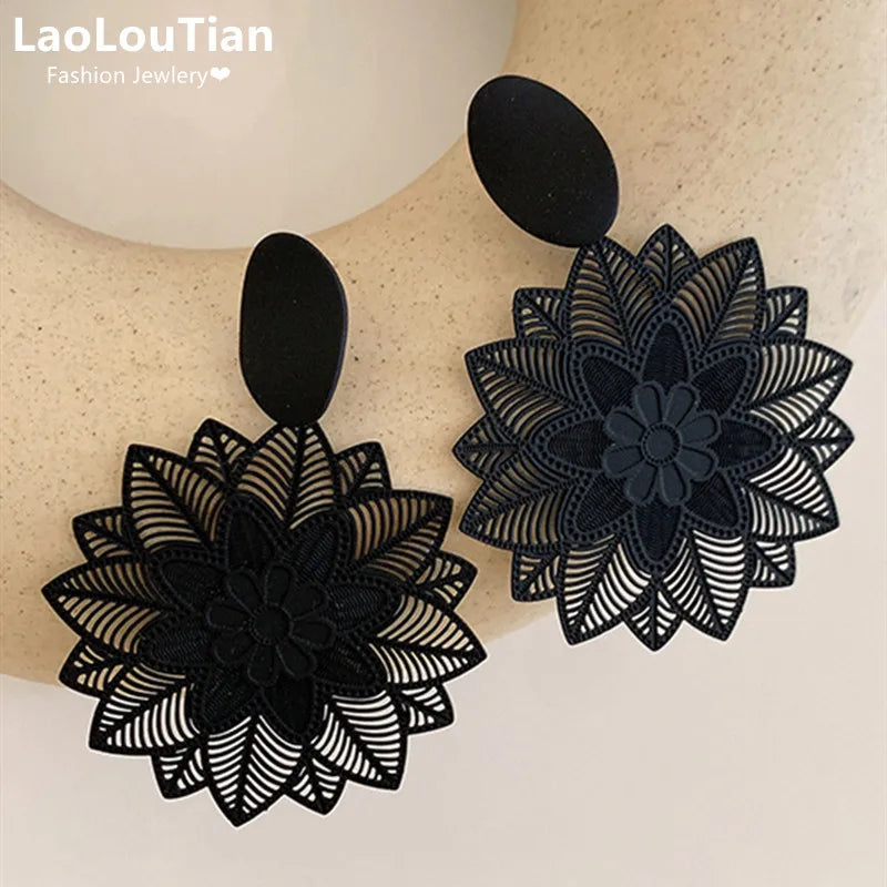 Vintage Black Forest Earrings