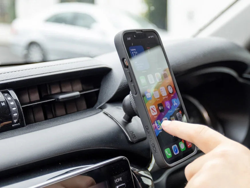 Quad Lock Adhesive Dash/Console Mount Phone Holder For Car
