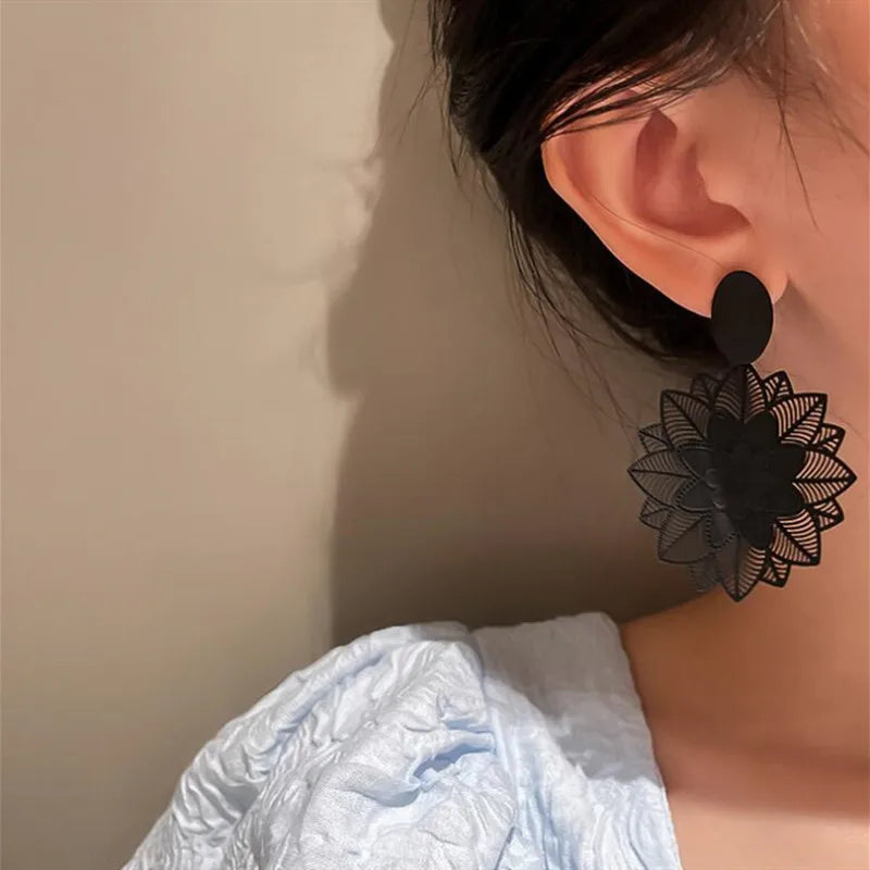 Vintage Black Forest Earrings