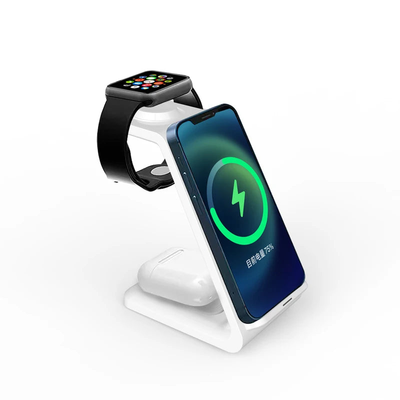 30W 3-in-1 Wireless Charger Stand